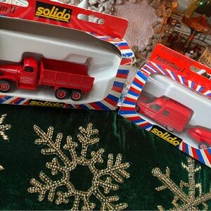 Red Toy Trucks by SOLIDO! 🚒🚒🚒🚒